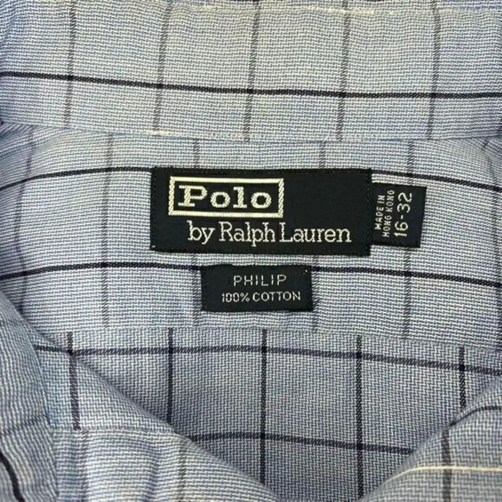 Polo Ralph Lauren Philip Dress Shirt 16 32/33‎